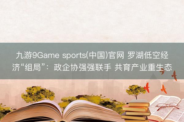 九游9Game sports(中国)官网 罗湖低空经济“组局”：政企协强强联手 共育产业重生态